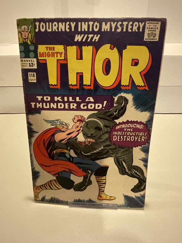 Journey Into Mystery #118  1965  VG  Thor!  1st App of the Destroyer!