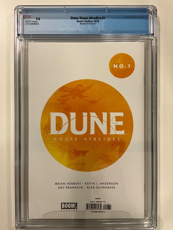 Dune: House Atreides #1 Cover C (2020) CGC 9.8