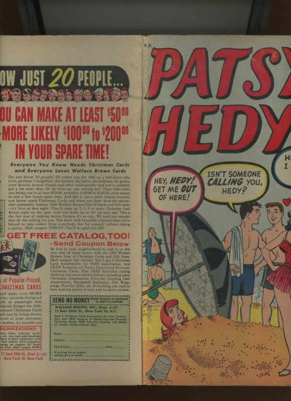 (1960) Patsy and Hedy #72: SILVER AGE MARVEL! WE COMBINE SHIPPING! (5.5/6.0)
