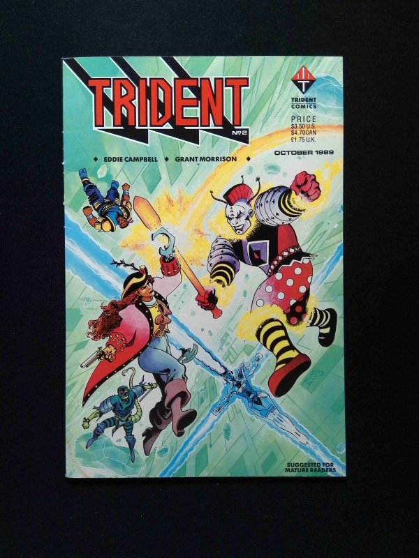 Trident #2  TRIDENT Comics 1989 VF