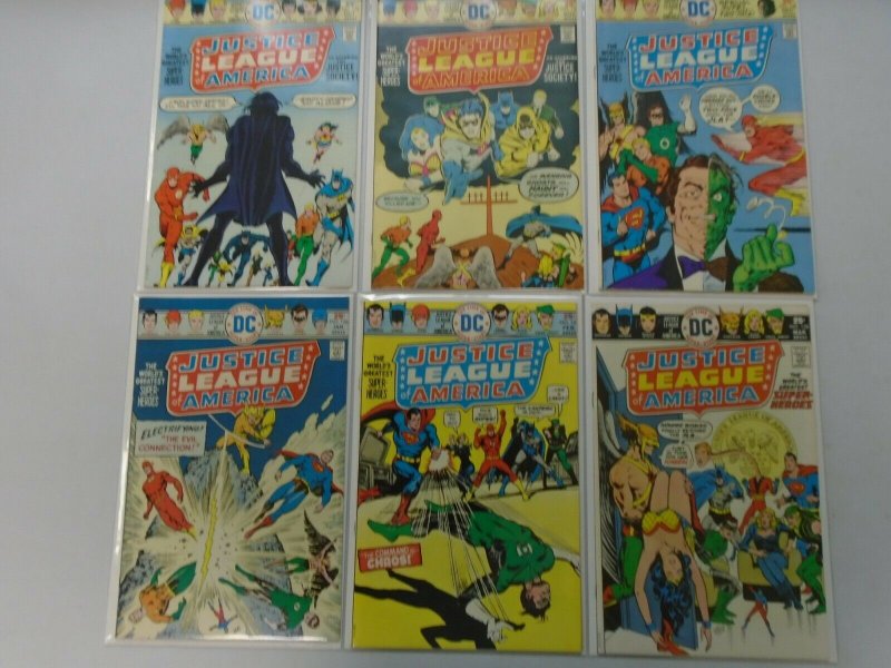 Bronze Age Justice League lot 12 different 25c covers avg 6.0 FN (1975-76)