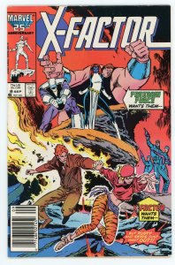 X-Factor #8 (1986 v1) Newsstand Louise Simonson Marc Silvestri VF