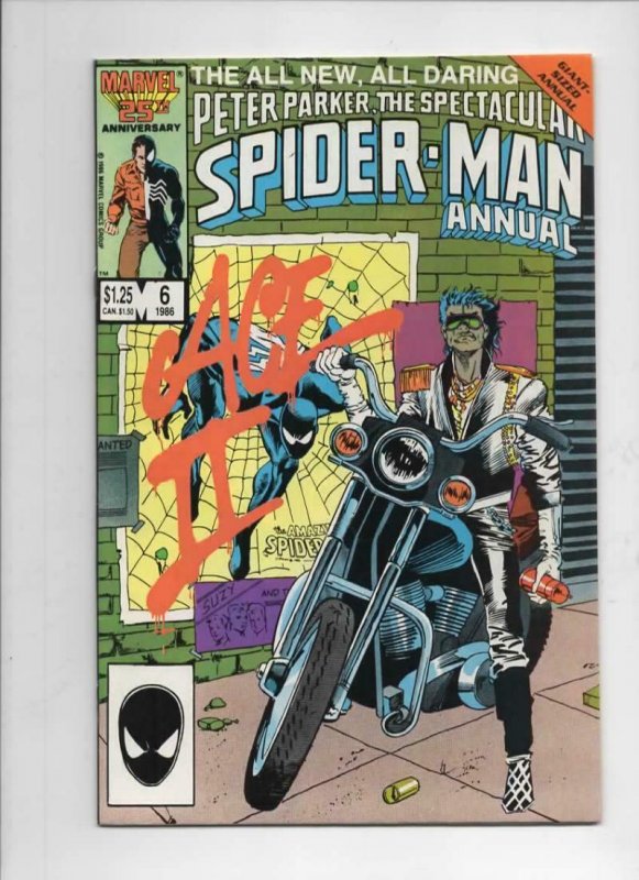 Peter Parker SPECTACULAR SPIDER-MAN #6 Annual, VF, 1976 1986 more in store