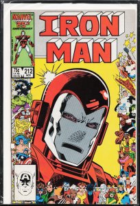 Iron Man #212 (1986) Iron Man [Key Issue]
