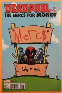 DEADPOOL MERCS FOR MONEY 1 SKOTTIE YOUNG VARIANT COVER