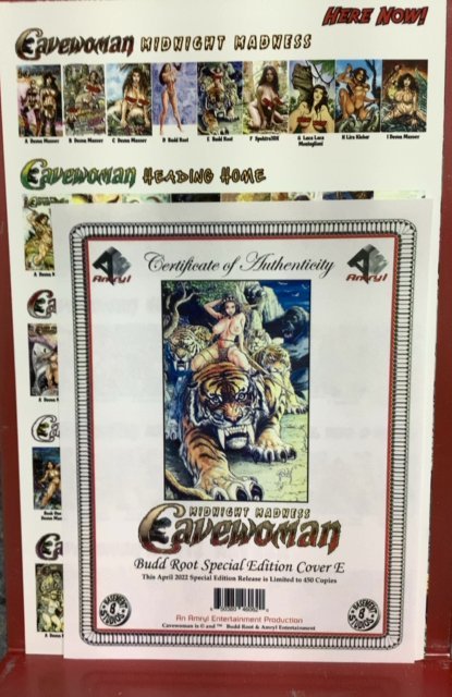 Cavewoman Midnight Madness Budd Root Edition cover E