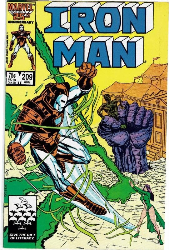 Iron Man #209 (1968 v1) Morgan le Fay VF