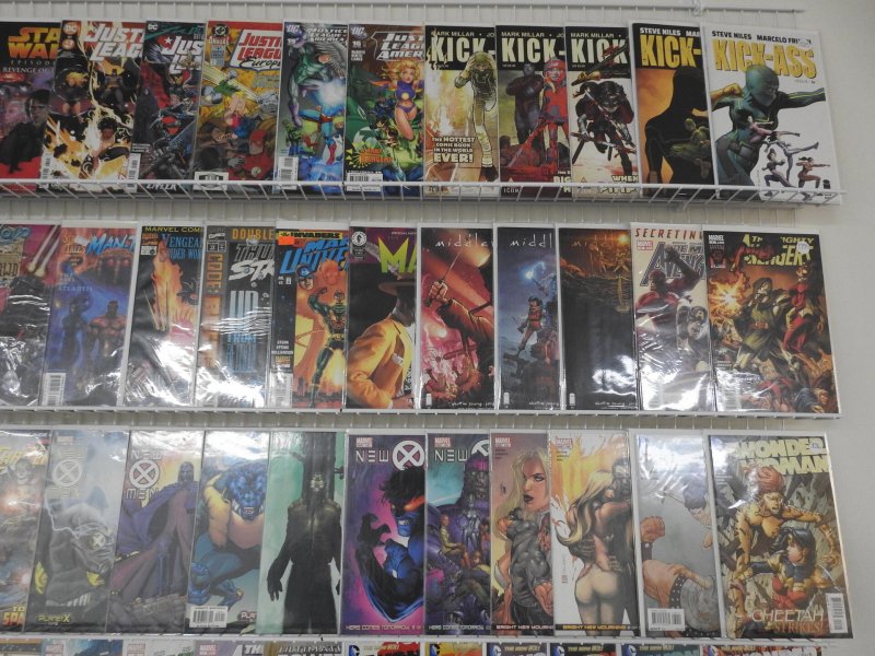 Huge Lot 150+ Comics W/ Wonder Woman, Avengers, Kick-Ass, +More! Avg VF Cond