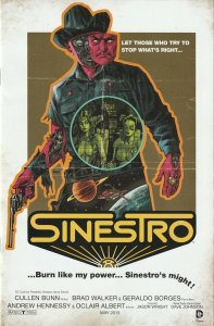 Sinestro  11 West World Movie Poster Variant NM DC B1