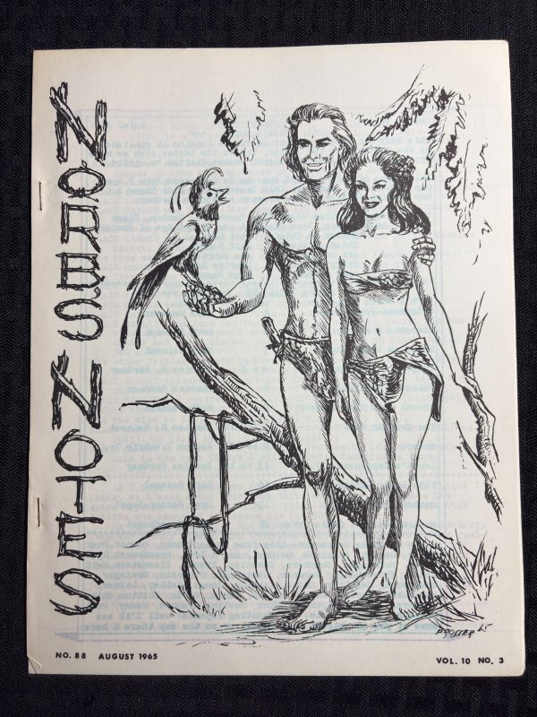 1965 NORB'S NOTES Fanzine #88 FN 6.0 Edgar Rice Burroughs / Black Canary