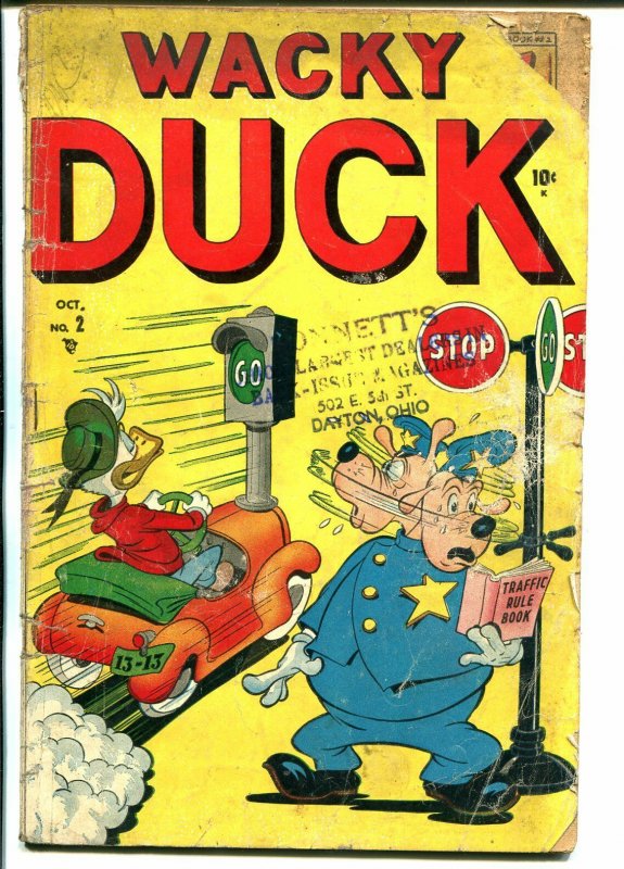 Wacky Duck #2 1948-Timely-violent humor-FR