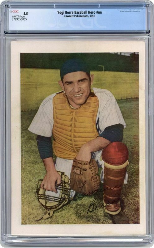 1951 Yogi Berra 'Baseball Hero' Comic Book (Yankees)