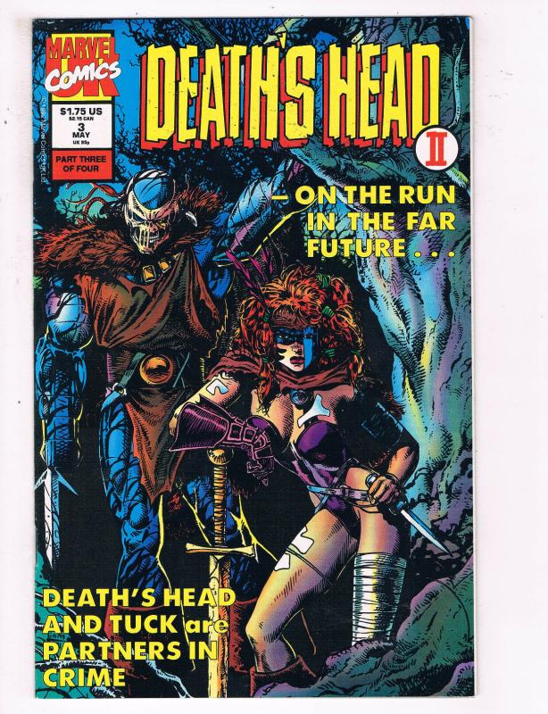 Death's Head 2 #3 VF Marvel Comics Comic Book X-Men May 1992 DE24