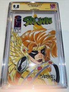 30th Anniversary Spawn (2022) # 1 (CGC 9.8 SS WP) Signed & Sketch Carlo Barberi