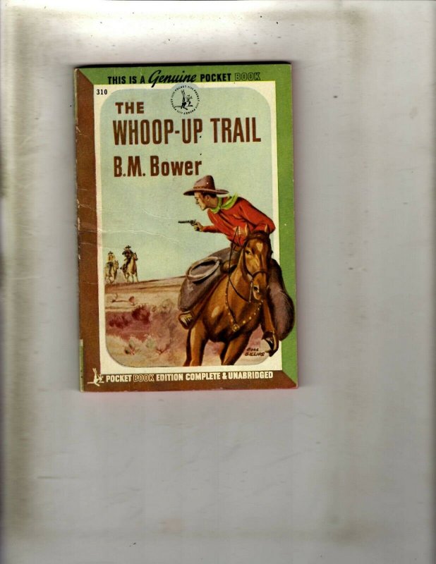 3 Pocket Books Trumpets West! Valley of Vanishing Herds The Whoop-Up Trail JL22 