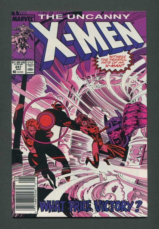 Uncanny X-Men #247  / 9.2 NM - 9.4 NM / Newsstand / August 1989