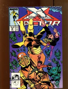 X Factor #22  - SIGNED BY LOUISE + WALT! (9.0) 1987