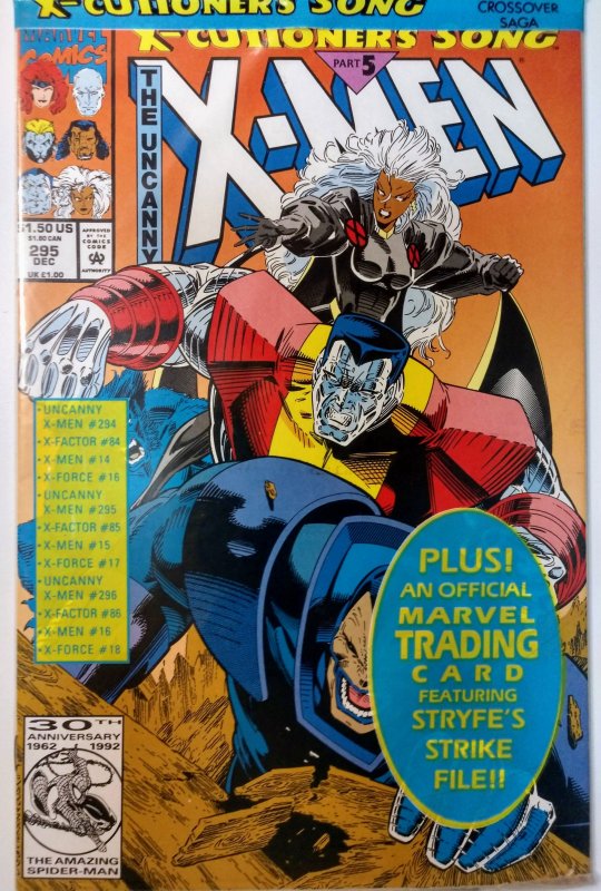 The Uncanny X-Men #295 (8.0-PB, 1992)