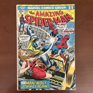 Amazing Spider-Man #125 / VG / 2nd Appearance Man-Wolf! / 1973 / Comic