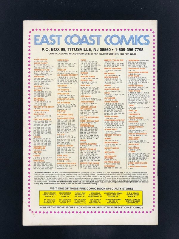 Longshot #6 (1986) 1st Cover Appearance of Mojo