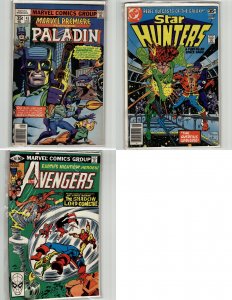 Mixed Lot of 3 Comics (See Description) Marvel Premiere, Star Hunters, Avengers
