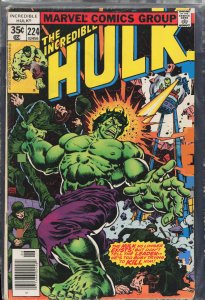 The Incredible Hulk #224 (1978) Hulk