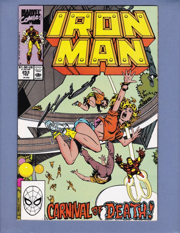 Iron Man #253 NM-/NM Marvel 1990