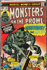 Monsters on the Prowl #28 (1974) Monsteroso