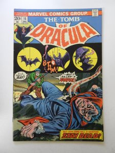 Tomb of Dracula #15 (1973) VF- condition