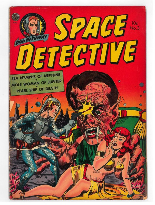 Space Detective (1951) #3 VG+, Revolt of the Robots