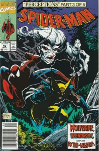 Spider-Man # 10 Newsstand Cover NM Marvel 1990 Series [D4]