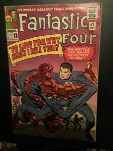 Fantastic Four #42 (1965).  Jack Kirby Frightful Four vs FF key! Mid-grade VG/FN