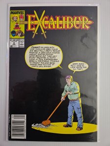 Excalibur #4 Newsstand Edition (1988)