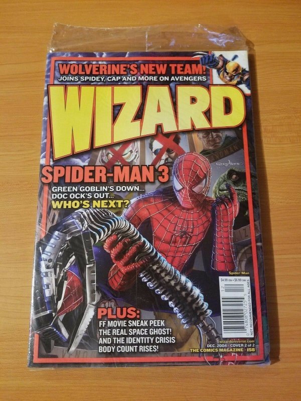 Wizard Magazine #158 ~ NEAR MINT NM ~ December 2004 Seal in Poly Bag