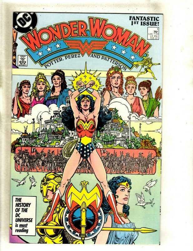 Wonder Woman # 1 NM DC Comic Book George Perez Batman Superman Flash Arrow HJ9