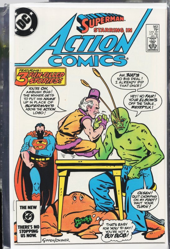 Action Comics #563 Direct Edition (1984) Superman