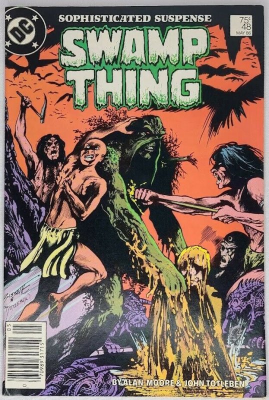 Swamp Thing 48 DC 1986 F/VF Alan Moore John Constantine Appearance