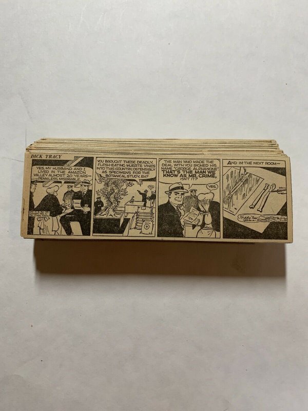 Dick Tracy Newspaper Comics Strip 1953 Daily Dailies  Complete Black And White