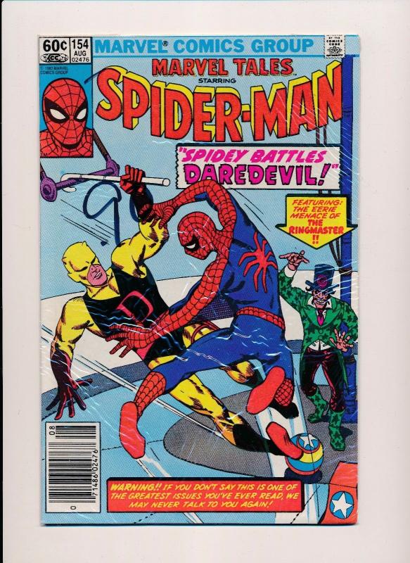 MARVEL TALES SPIDER-MAN #154 1983  VERY GOOD/FINE  (SRU613)