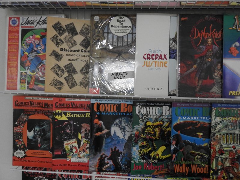 Huge Lot 70+ Fanzines, Magazines, Comics Source, Comic Book Marketplace+ Av Fine