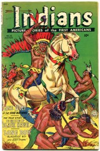Indians Comics #16 1952- Fiction House LONE WOLF-VG
