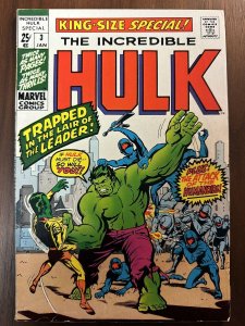 Incredible Hulk Annual #3 FN+ Jack Kirby Art (Marvel 1971)