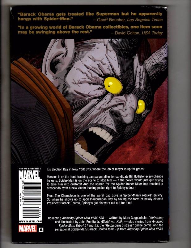 Amazing Spider-Man Election Day HARDCOVER Marvel Comics Graphic Novel Comic J283