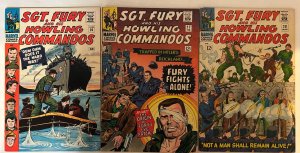 *Sgt Fury (1963 Marvel) 26vf-, 27fn, 28fn+, 29vf-, 30fn-
