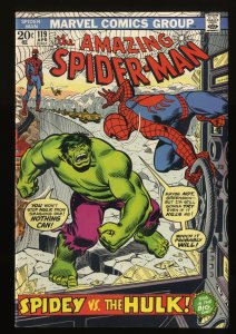 Amazing Spider-Man #119 VF 8.0 Spider-Man Vs Incredible Hulk!