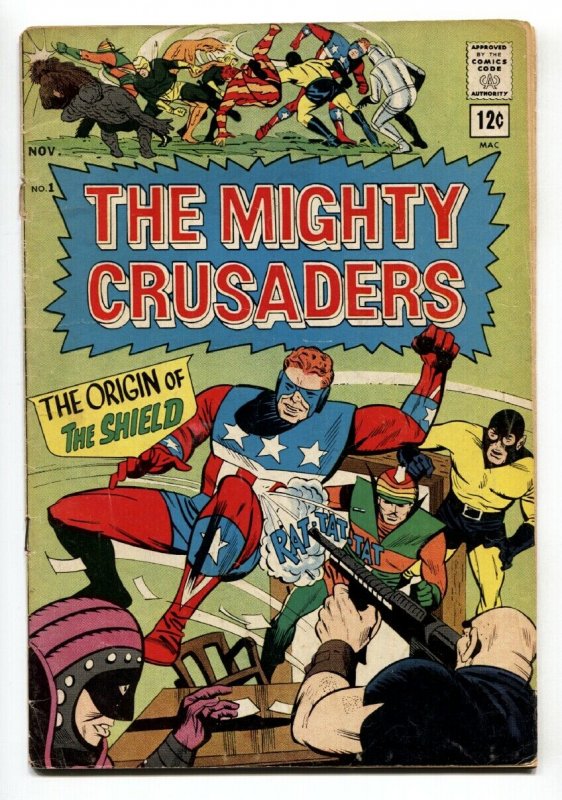 Mighty Crusaders #1 1965-Origin of the SHIELD-Radio comics- 