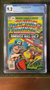 Marvel Comics 1976 Captain America and The Falcon #200 Variant CGC 9.2 Near Mint