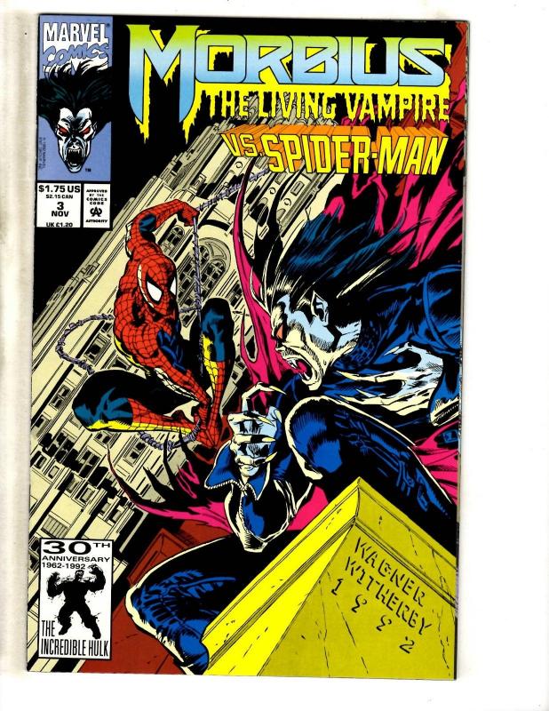 Lot Of 10 Morbius Marvel Comic Books # 1 2 3 4 5 6 7 8 9 10 Vampire Monster CR41