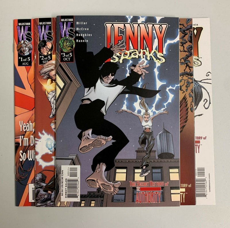 Jenny Sparks #1-5 Set (Wildstorm 2000) 1 2 3 4 5 Mark Millar (9.0+) 