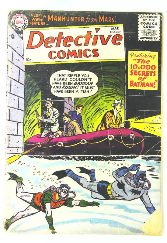 Detective Comics (1937 series) #229, Good (Actual scan)